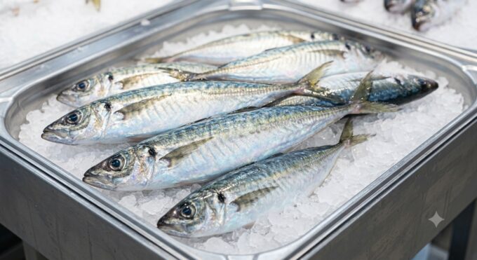 Frozen chinchard, sold by the carton