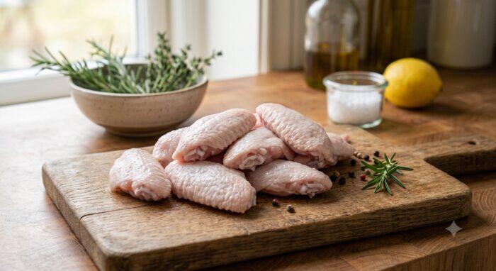 Chicken wings, sold by the carton